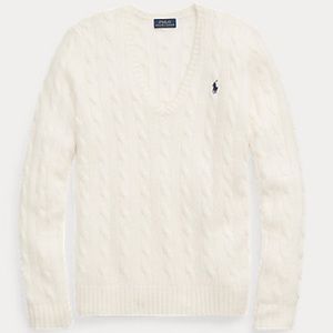 Ralph Lauren V Neck Long Sleeve Sweater